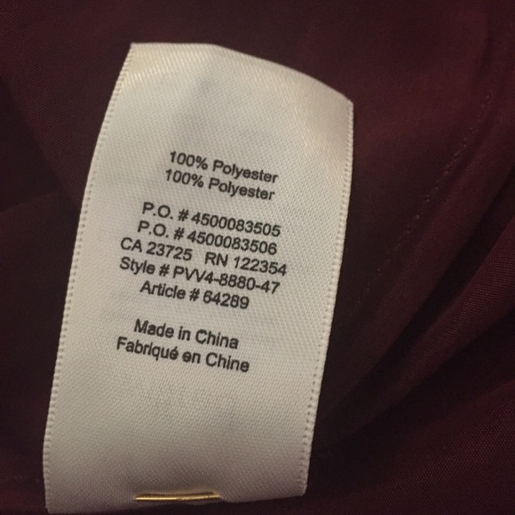 Wilfred Maroon High Neck Dress - Picture 8 of 9